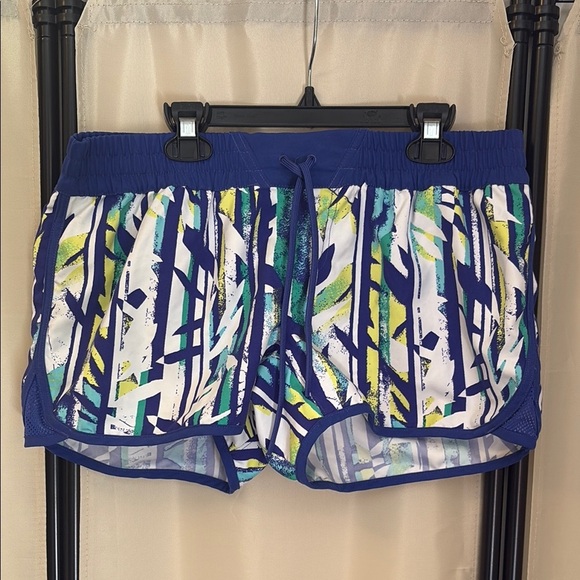 Columbia PFG Blue and Yellow Fishing Shorts - Picture 1 of 6